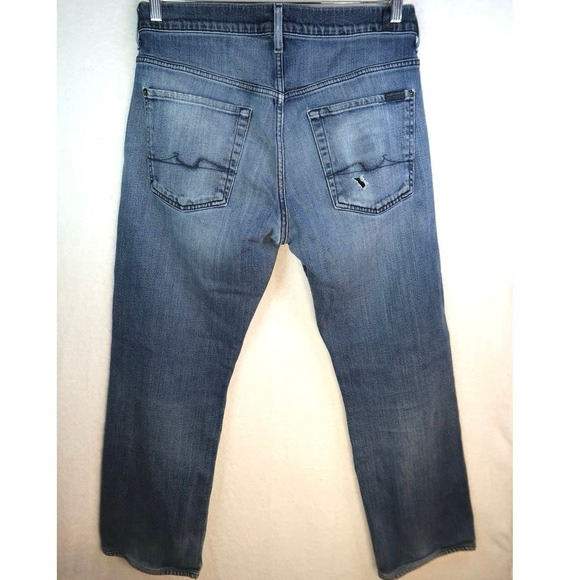 Seven For Mankind Men's Jeans Austin 32 Mid Wash - Picture 4 of 6